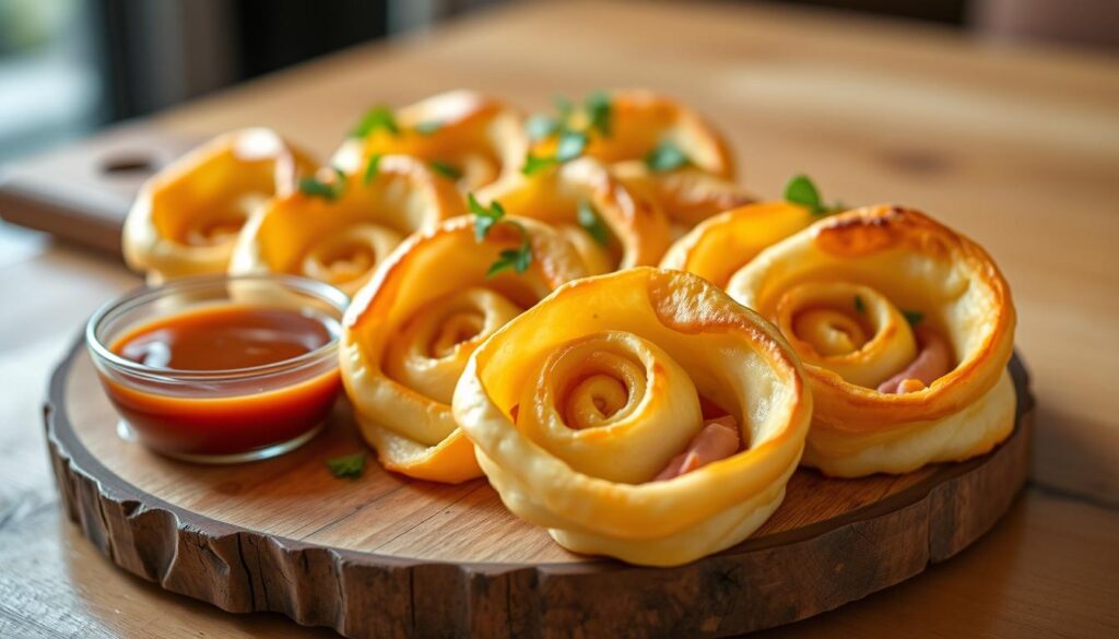 blätterteigschnecken herzhaft